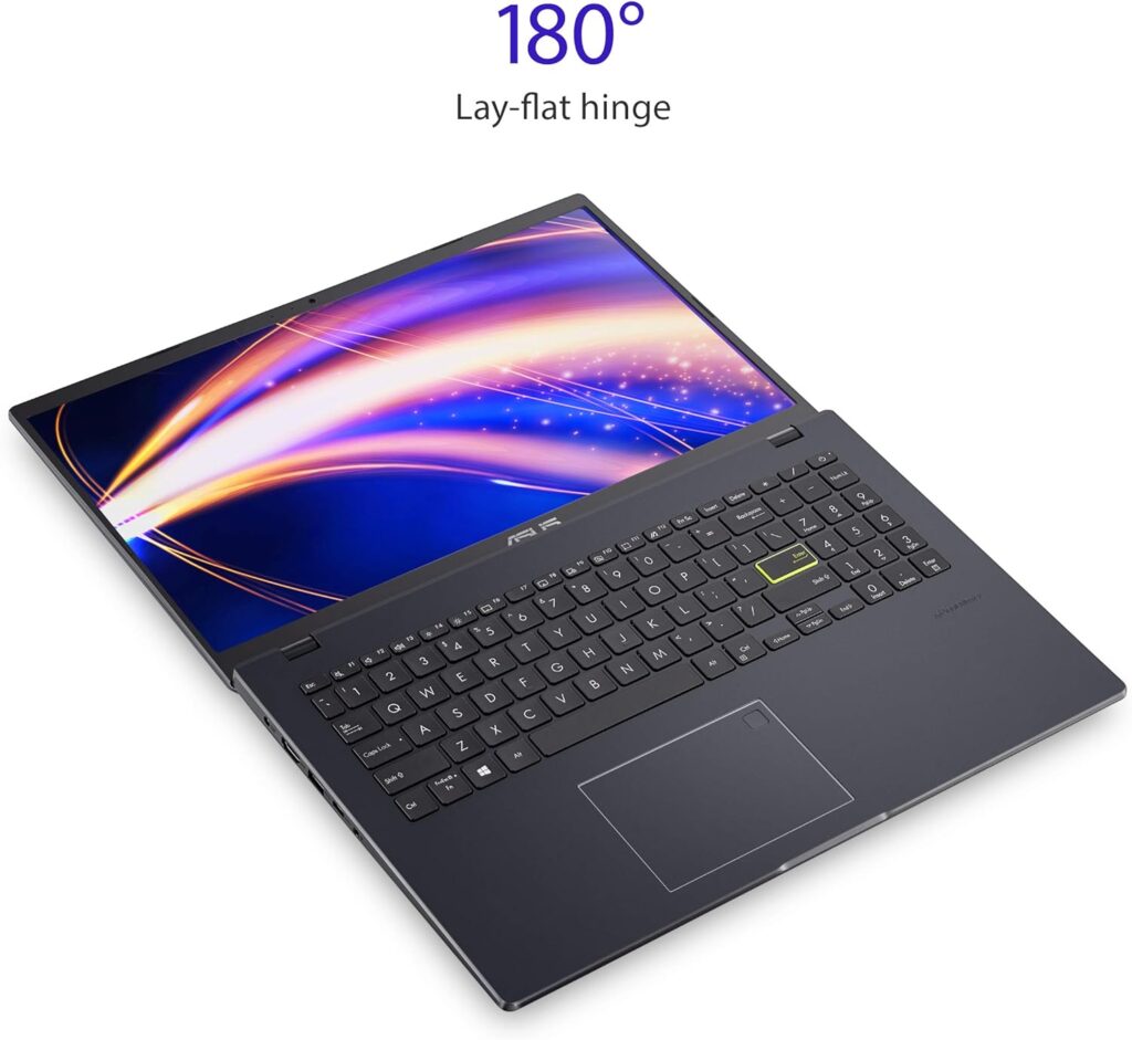 ASUS 15.6” Vivobook Go Laptop, Intel Celeron N4500, 4GB RAM, 128GB SSD, Windows 11 in S Mode, Star Black, L510KA-ES04