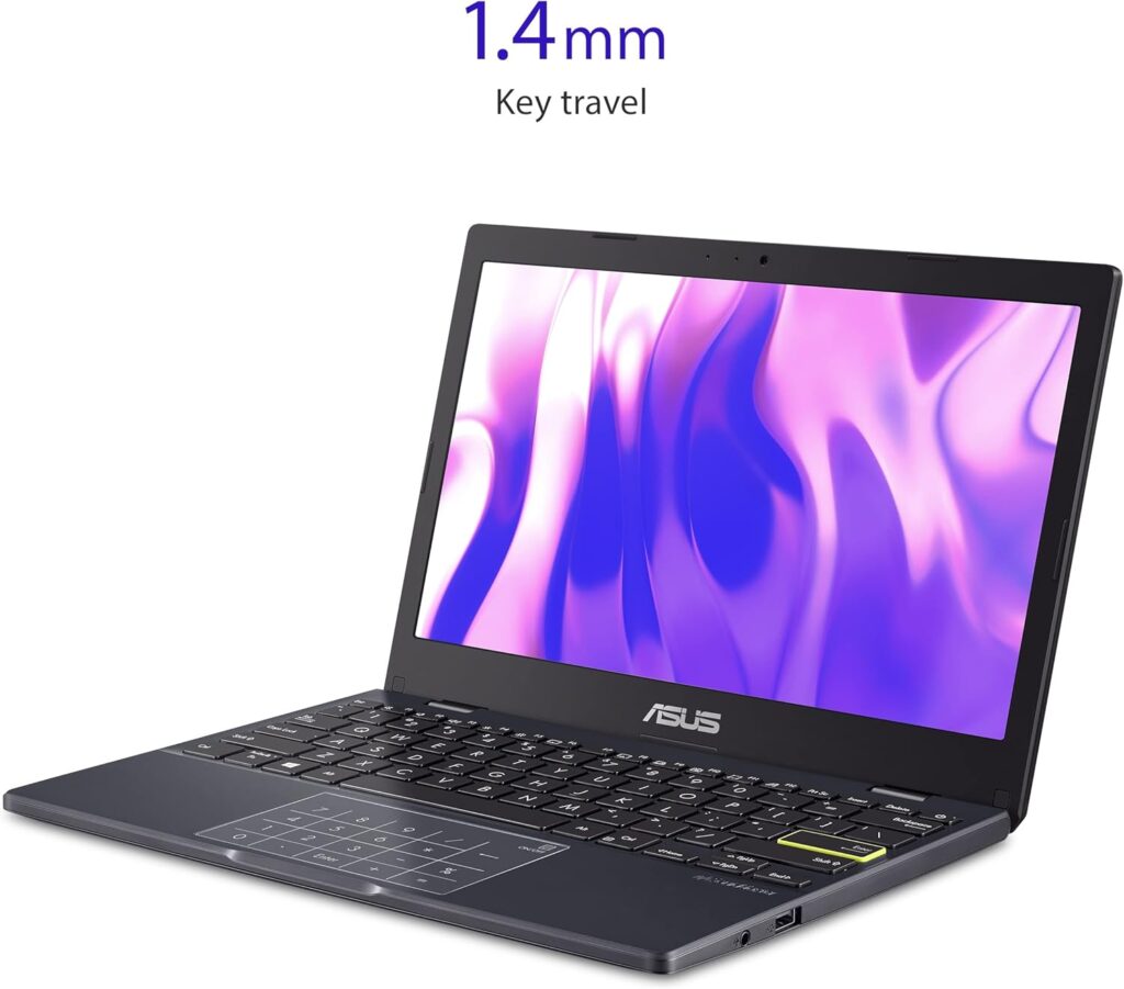 ASUS 2024 Vivobook Go 11.6” HD Laptop, Intel Celeron N4500, Intel Graphics, 4GB, 128GB, Windows 11 Home in S Mode, Star Black, L210KA-ES04