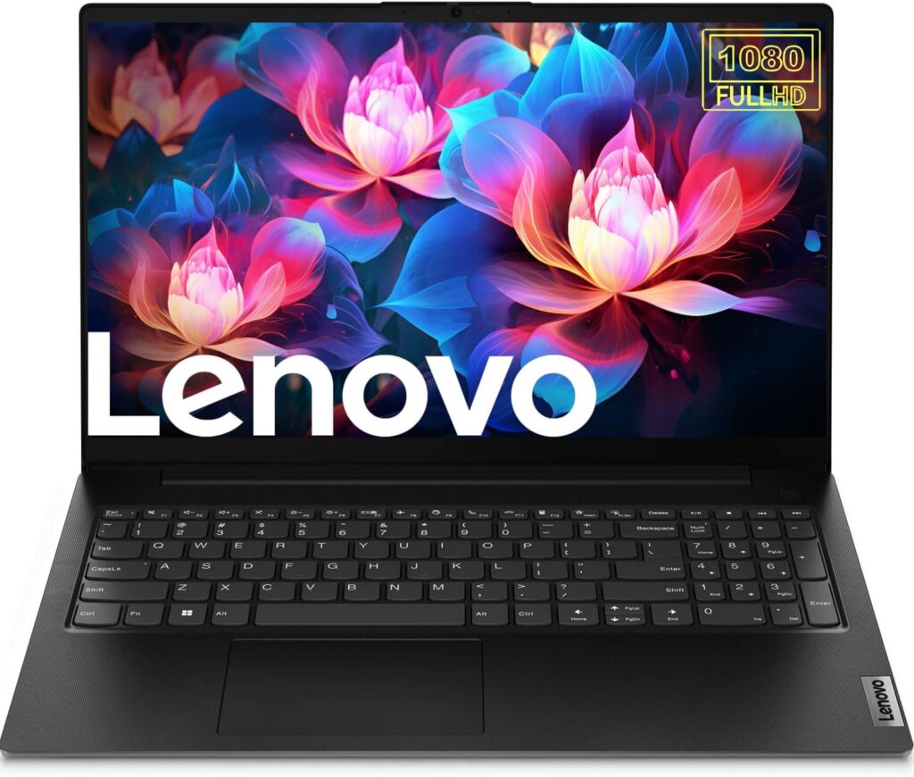 Lenovo Newest 15.6 Laptop, 16GB RAM, 1TB SSD Storage, 15.6 FHD (1920 x 1080) Display, Ethernet Port, HDMI, USB-C, WiFi  Bluetooth, Intel Dual-core Processor, Windows 11 Home, Black