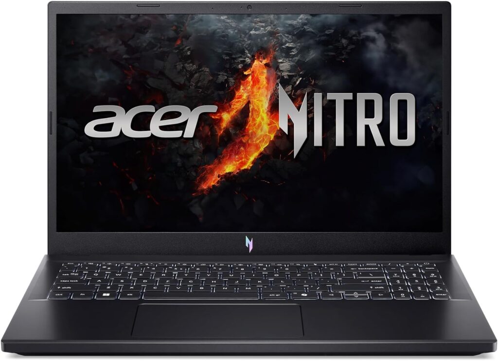 acer Nitro V Gaming Laptop | AMD Ryzen 5 7535HS Hexa-Core Processor | NVIDIA GeForce RTX 4050 Laptop GPU | 15.6 FHD IPS 144Hz Display | 8GB DDR5 | 512GB SSD | WiFi 6 | Backlit KB | ANV15-41-R5N6