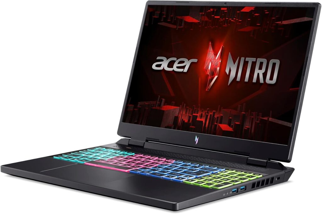 acer Nitro V Gaming Laptop | AMD Ryzen 5 7535HS Hexa-Core Processor | NVIDIA GeForce RTX 4050 Laptop GPU | 15.6 FHD IPS 144Hz Display | 8GB DDR5 | 512GB SSD | WiFi 6 | Backlit KB | ANV15-41-R5N6