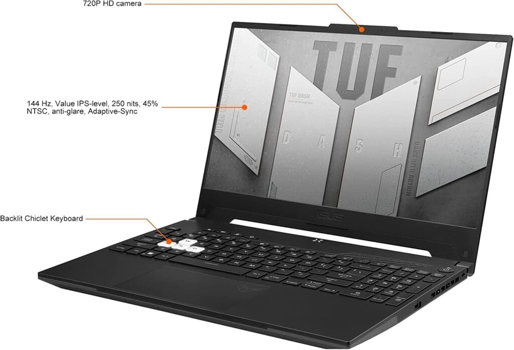 ASUS TUF Gaming A16 (2024) Gaming Laptop, 16” QHD+ 165Hz 16:10 Display, AMD Ryzen™ 9 7940HX, NVIDIA® GeForce RTX™ 4070, 16GB DDR5, 1TB PCIe Gen4 SSD, Wi-Fi 6, Windows 11, FA607PI-AS94