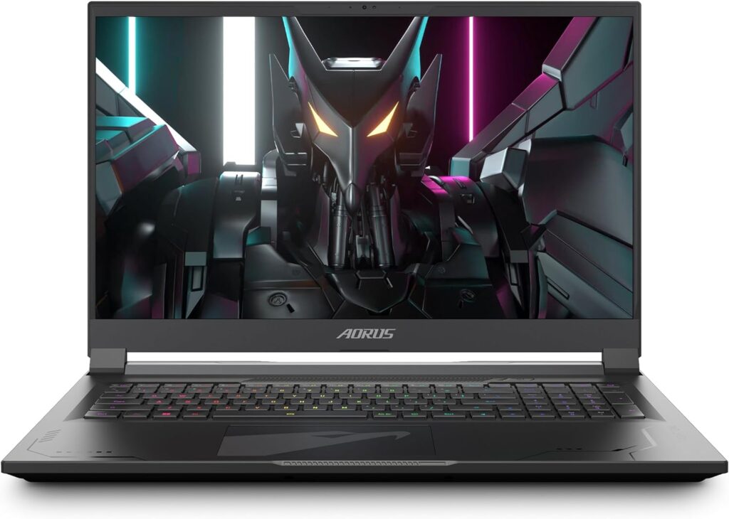 GIGABYTE AORUS 17X: 17.3 16:9 Thin Bezel QHD 2560x1440 240Hz, NVIDIA GeForce RTX 4090 Laptop GPU 16GB GDDR6, Intel Core i9-13980HX, 32GB DDR5 RAM, 2TB SSD, Win11 Home(AORUS 17X AZF-D5US665SH)