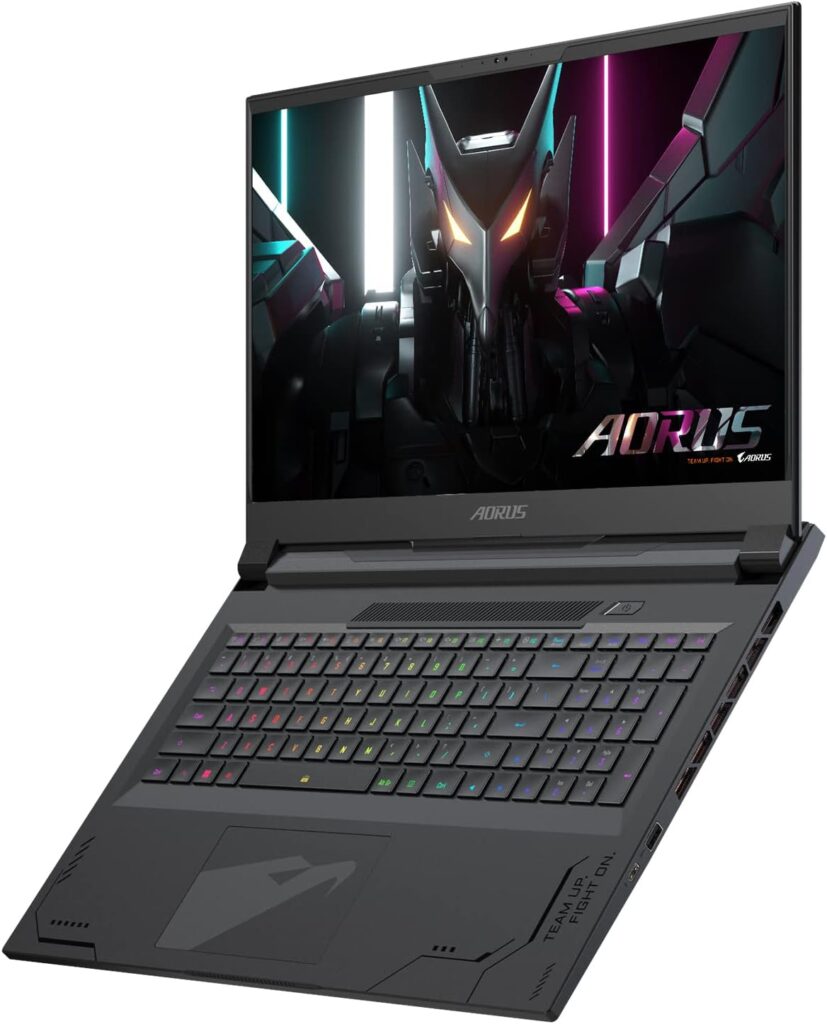 GIGABYTE AORUS 17X: 17.3 16:9 Thin Bezel QHD 2560x1440 240Hz, NVIDIA GeForce RTX 4090 Laptop GPU 16GB GDDR6, Intel Core i9-13980HX, 32GB DDR5 RAM, 2TB SSD, Win11 Home(AORUS 17X AZF-D5US665SH)