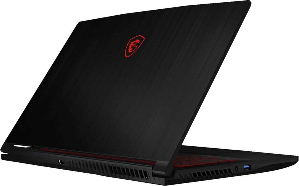 MSI Newest GF63 Thin Gaming Laptop, 15.6 FHD 144Hz, Intel i5-11400H, RTX 3050, 16GB RAM, 512GB NVMe SSD, Windows 11, Aluminum Black