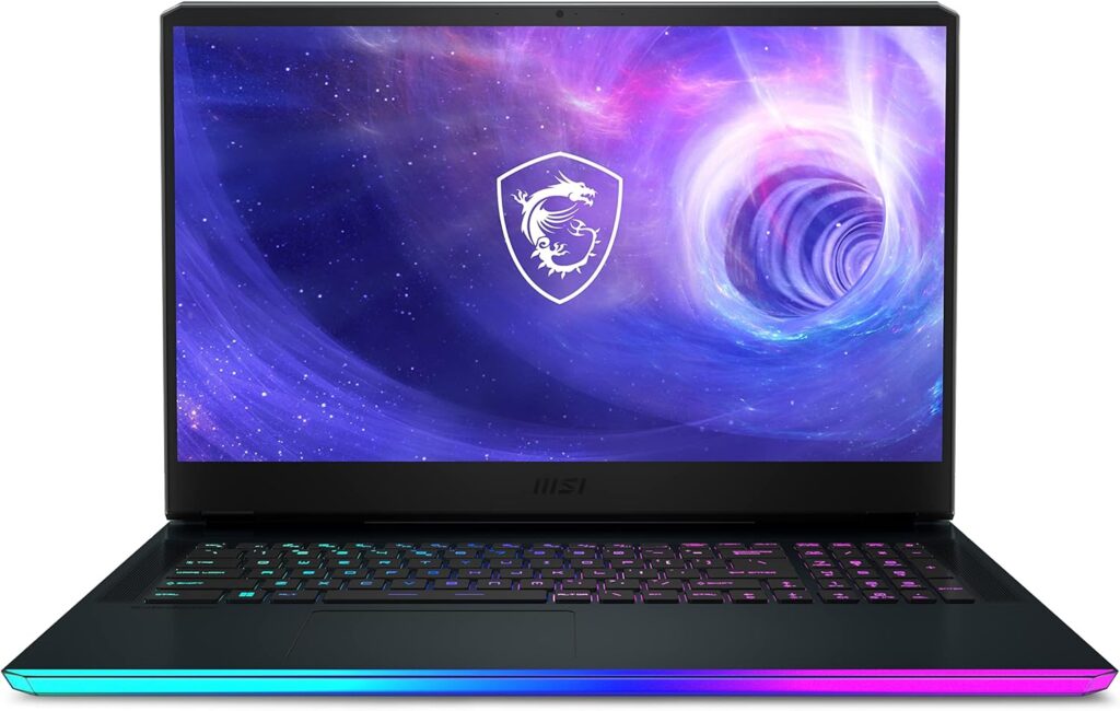 MSI Raider GE76 Gaming Laptop: Intel Core i9-12900H, GeForce RTX 3060, 17.3 144Hz FHD Display,16GB DDR5, 1TB NVMe SSD, Thunderbolt 4, Cooler Boost 5, Win 11 Home: Titanium Blue 12UE-871